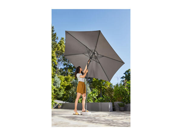 Livarno Home 3m Parasol - Dark Grey