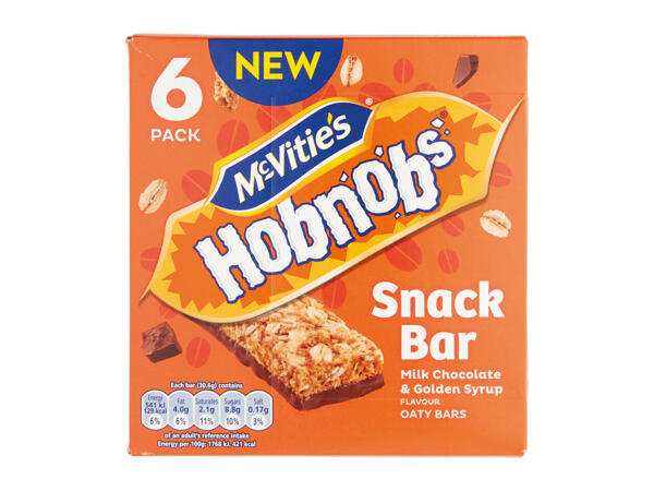 McVities Hobnobs Snack Bars