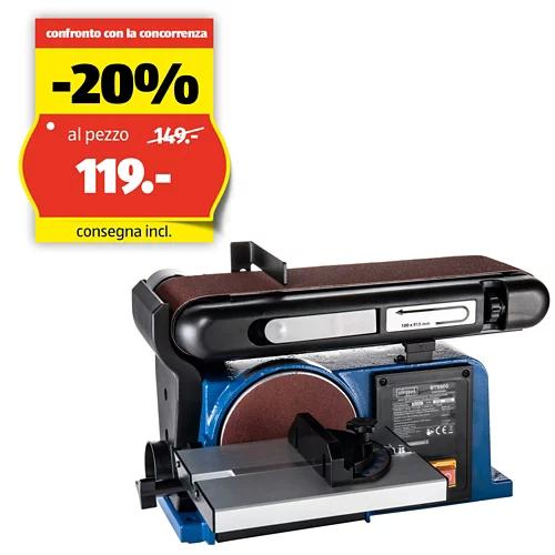 SCHEPPACH Smerigliatrice a nastro e disco BTS900, 59033069931