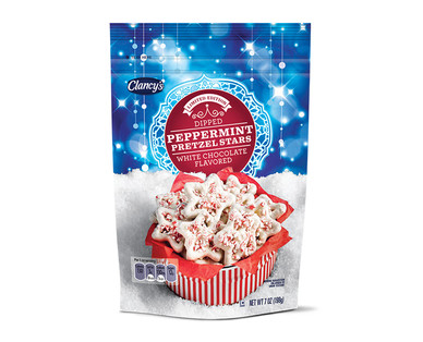 Clancy's Dipped Peppermint Pretzel Stars