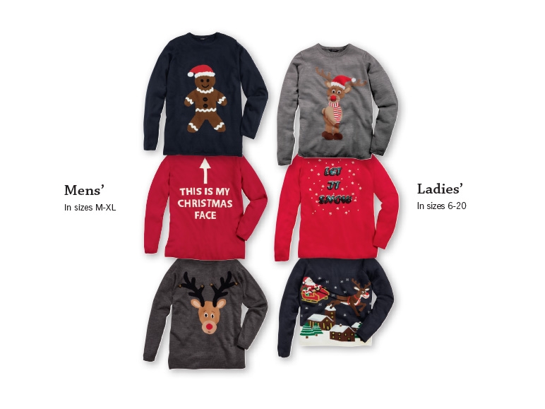 LUPILU/PEPPERTS/ESMARA/LIVERGY Adults' Christmas Jumpers
