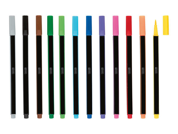 United Office Brush or Fineliner Pens