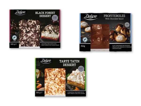 DELUXE Dessertspecialitet eller profiteroles