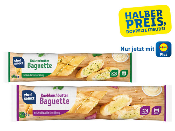 Kräuter-/Knoblauch-Baguette