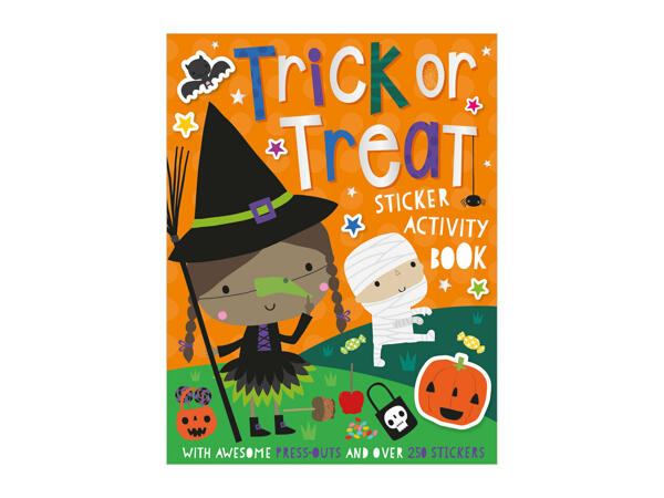 Kid's Halloween Mask Sticker Books