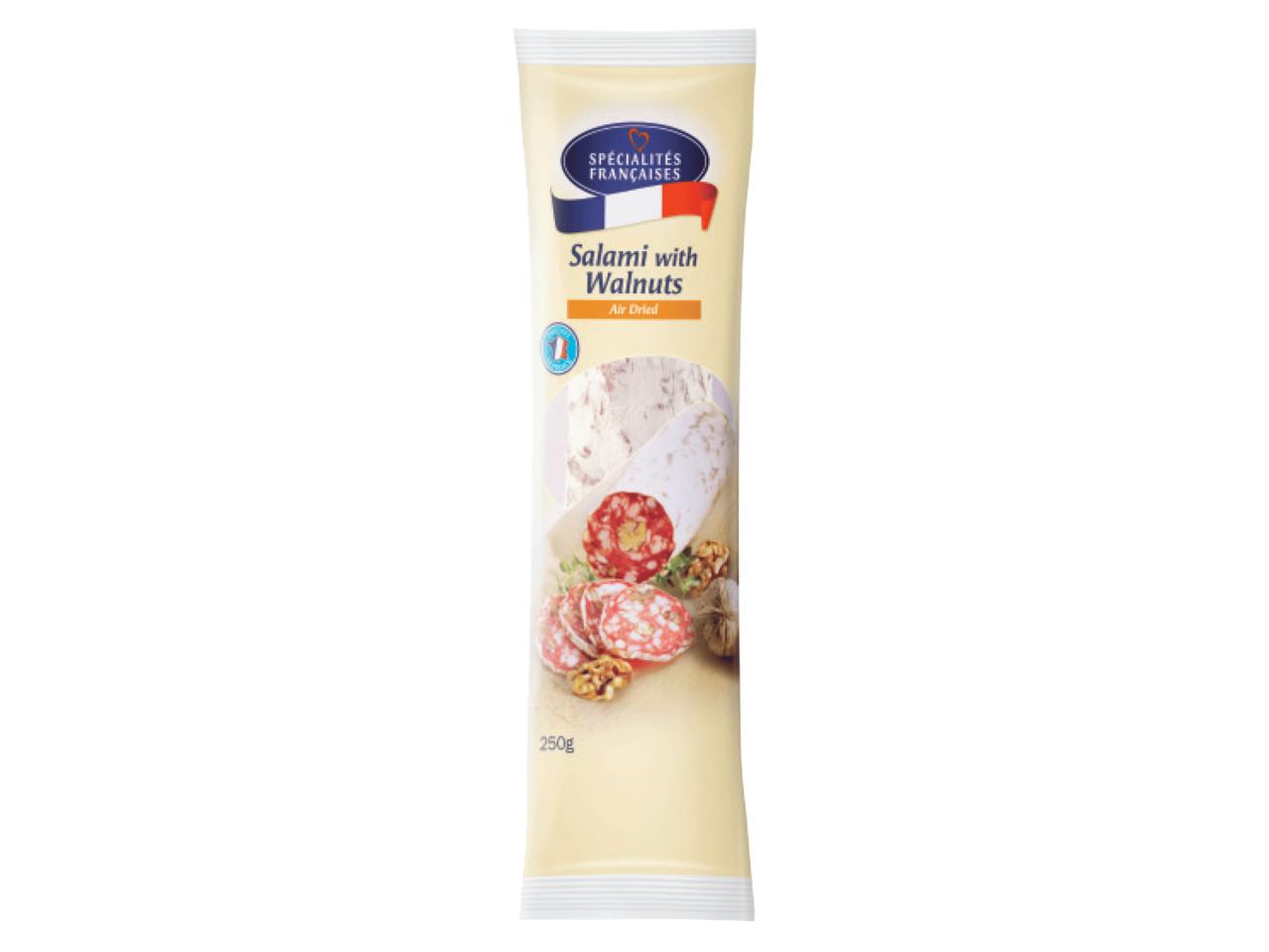 SPÉCIALITÉS FRANÇAISES Air Dried Salami with Walnuts