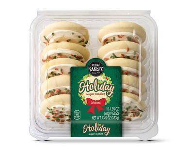 Village Bakery Christmas Frosted Sugar Cookies