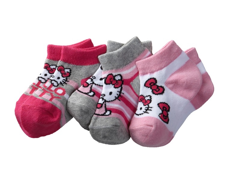 Socquettes fille rose/blanc/gris T31/34 TEX : le lot de 12 paires de socquettes à Prix