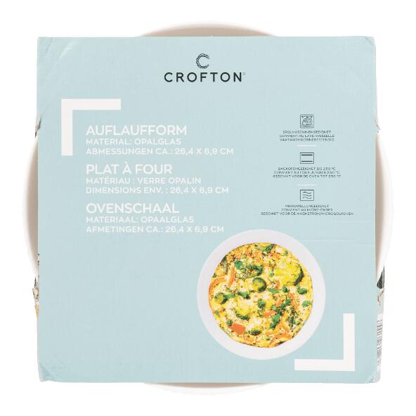 CROFTON(R) 				Auflaufform aus Opalglas
