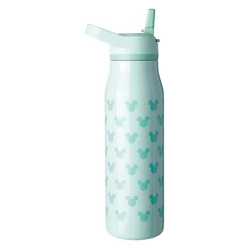 Mickey Mouse Stainless Steel Water Bottle, Teal