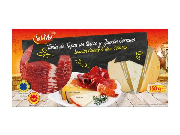 Selection of Cheeses with Jamon Serrano TSG