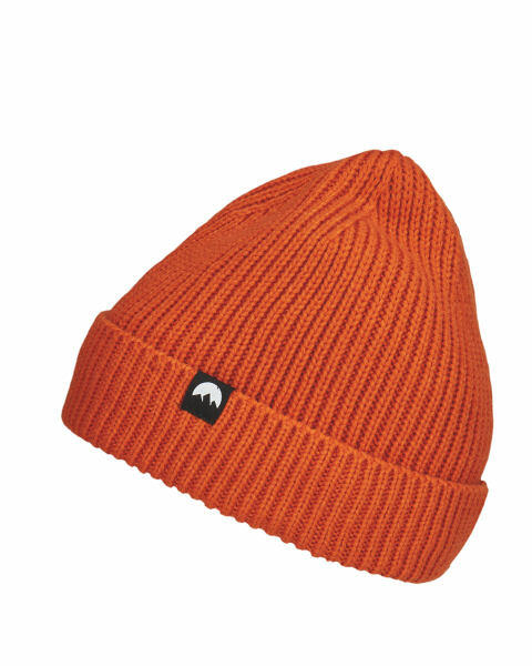 Adult's Orange Fleece Lined Beanie