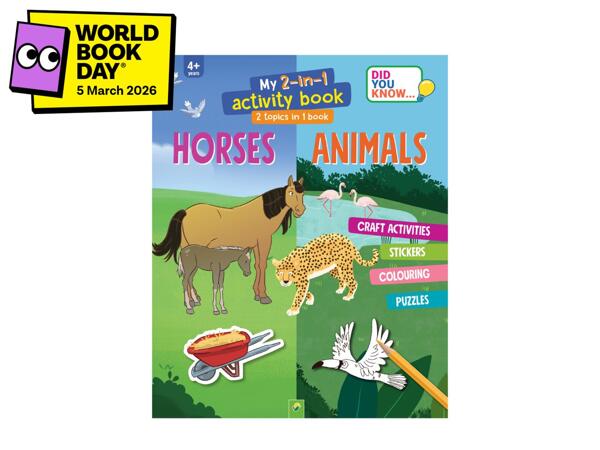 Kids' 2-in-1 Activity Book Assortment