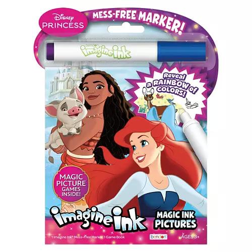 Disney Princess Character Magic Ink with Mess Free Marker