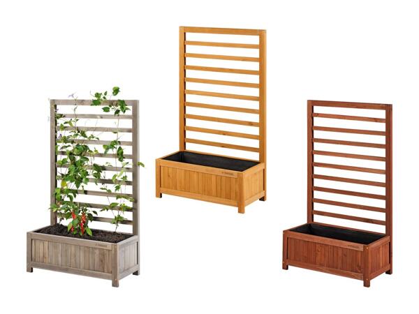 Jardinière avec treillis