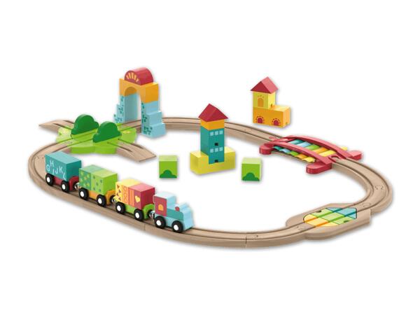 Holz Eisenbahnset "S"