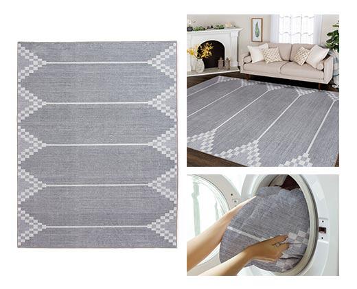 Huntington Home 7' 6" x 9' 10" Oversized Washable Rug
