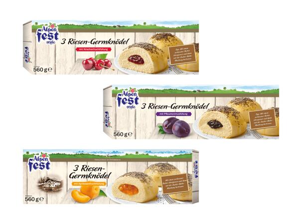 Brioche géante garnie cuite à la vapeur
