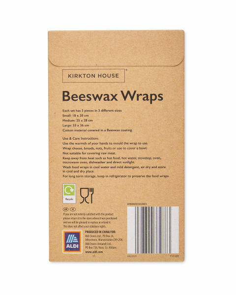 Beeswax Reusable Honeycomb Wraps