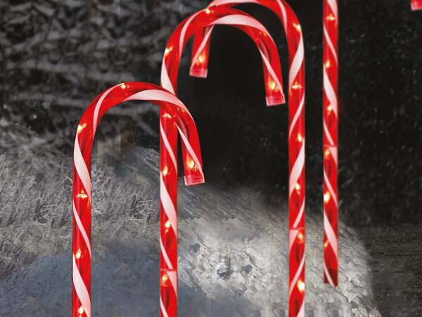 Candy Cane Path Lights