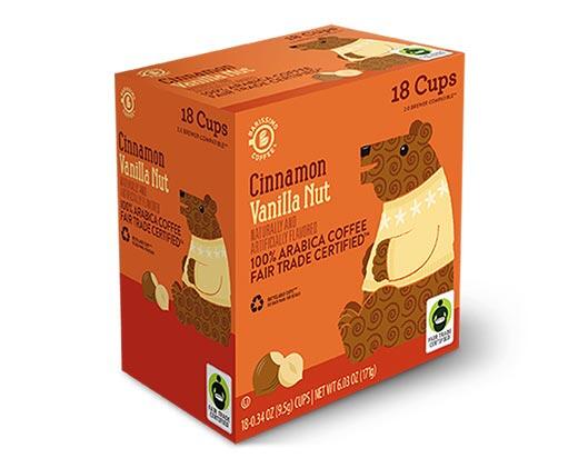 Barissimo 
 Crème Brulee or Cinnamon Vanilla Nut Coffee Cups