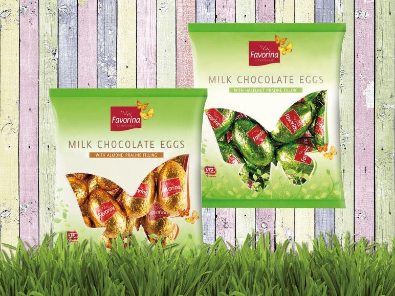 Œufs fourrés au nougat