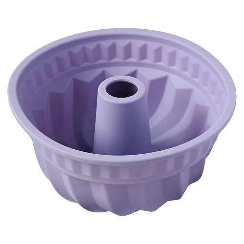 Silicone Bakeware - Fluted Pan, Purple