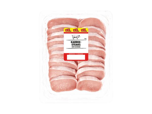 Frische Karreesteaks