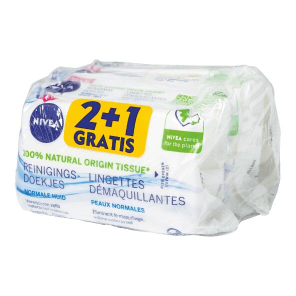 NIVEA(R) Gezichtsreinigingsdoekjes, 3-pack