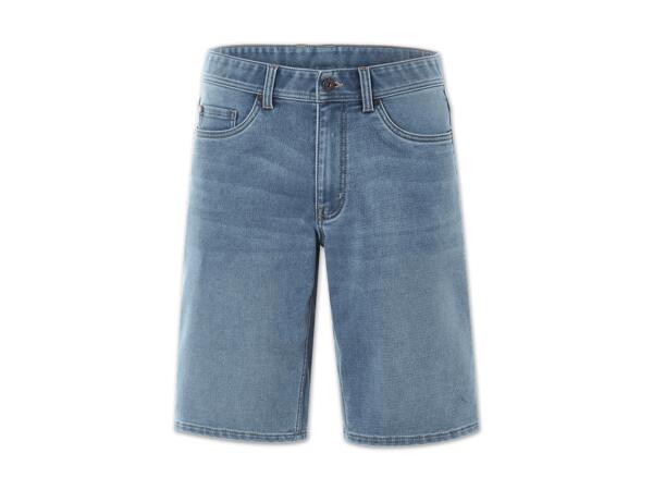 Herren Jeans Sweatdenim-Bermudas
