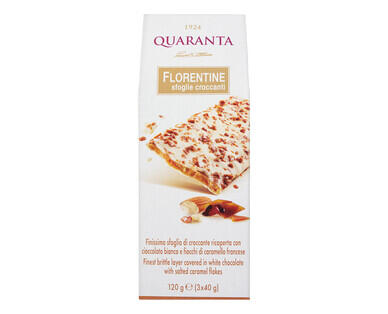 Quaranta Florentine Sfogile Croccanti 120g