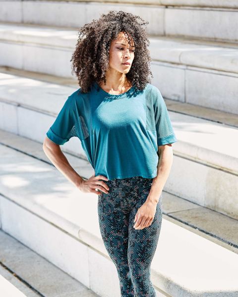 Ladies Athleisure Mesh T-Shirt