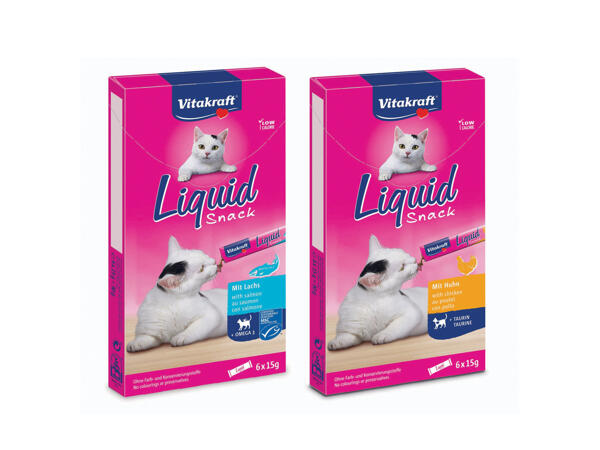 Liquid Snacks for Cats