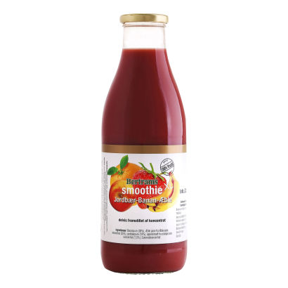 Smoothie jordbær/banan/æble
