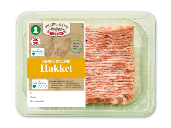 Dansk hakket kyllingekød