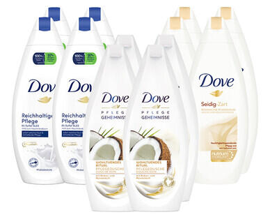 DOVE 
 DUSCHCRÈME "PFLEGEGEHEIMNISSE"