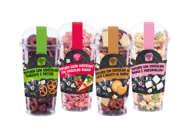 Popcorn with chocolate