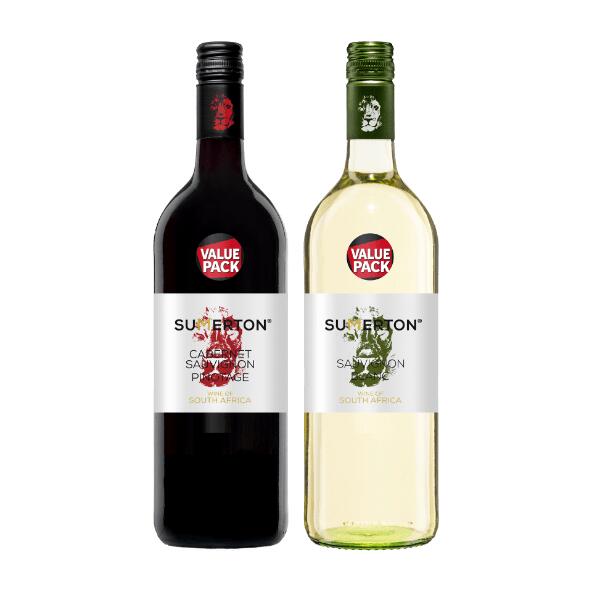 SUMERTON Sauvignon Blanc eller Cabernet Sauvignon Pinotage
