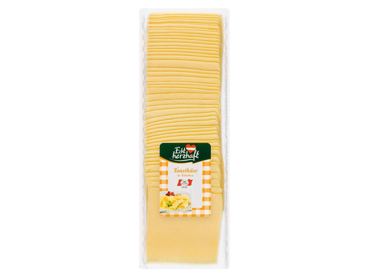 ECHT HERZHAFT Toastkäse in Scheiben
