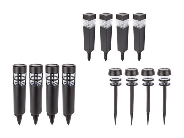 LIVARNO HOME(R) LED-solcellelamper 4-pak