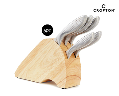 5PC KNIFE SET WITH BLOCK