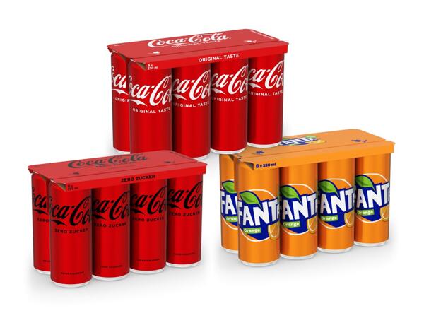 Cola, Cola Zero oder Fanta