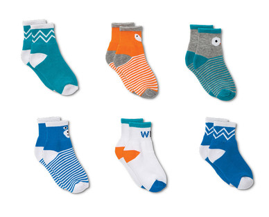 Little Journey 6-Pack Baby to Toddler Socks