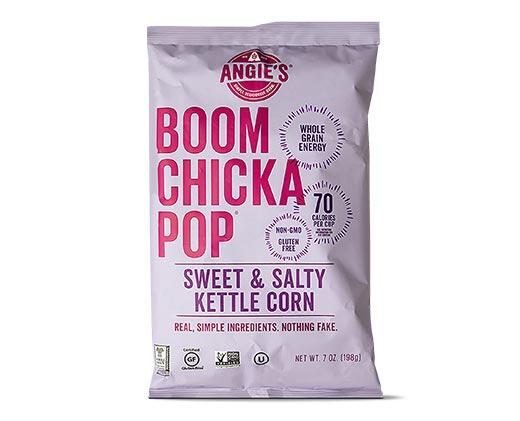 Angie's BOOMCHICKAPOP 
 Sea Salt Popcorn or Sweet & Salty Kettle Corn