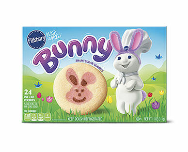 Pillsbury Bunny Shaped Cookie Dough