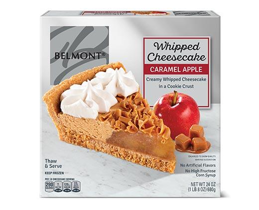 Belmont Caramel Apple or Pumpkin Spice Whipped Cheesecake