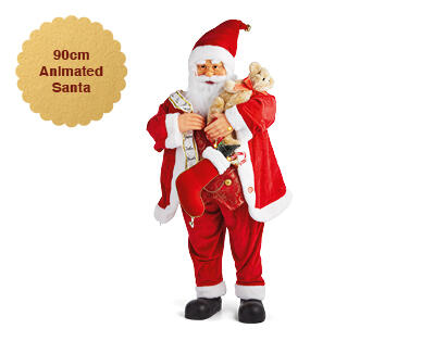 Animated Santa 90cm
