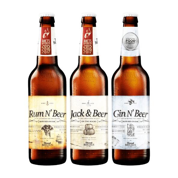 Gin N' Beer, Jack & Beer eller Rum N' Beer