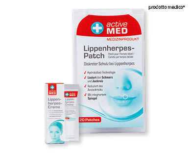 Crema/Cerotti per l'herpes labiale ACTIVE MED