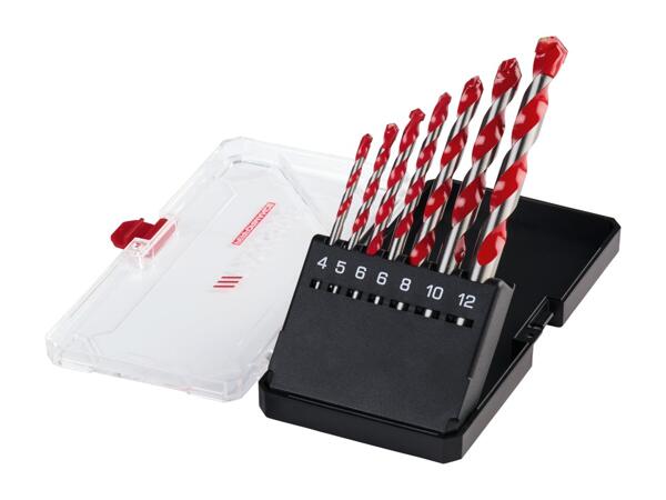 Drill bit set, 6 or 7 pieces